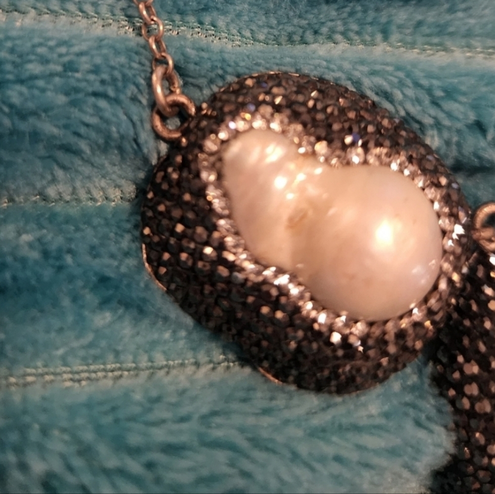 Heavy Sterling 925 Heavy Silver Statement Necklac… - image 7